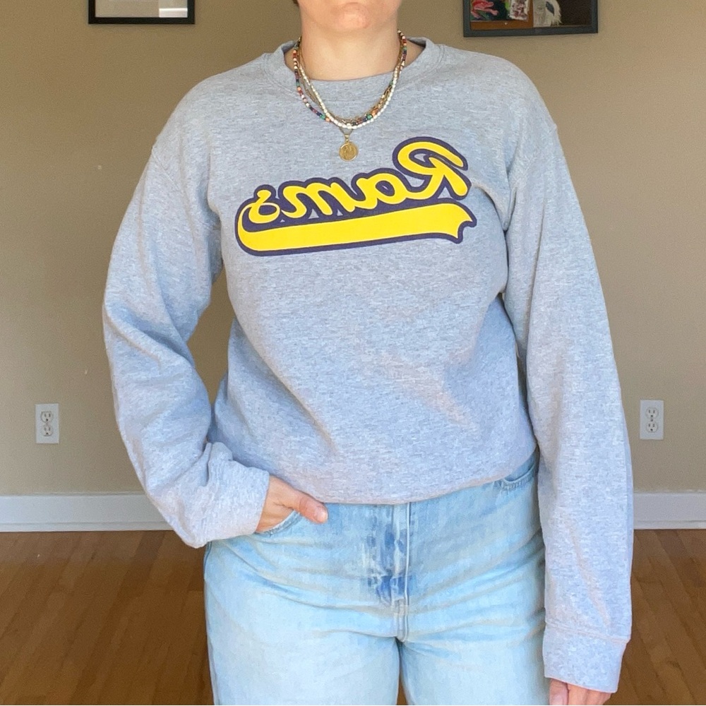 Vintage Sports Sweatshirt - Size S